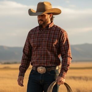 Ariat Men's Pro Series Scotty Button-Down Long Sleeve Shirt